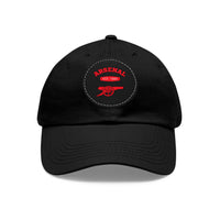 Thumbnail for Arsenal Gunners Dad Hat with Leather Patch (Round)