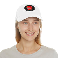 Thumbnail for Arsenal Dad Hat with Leather Patch (Round)