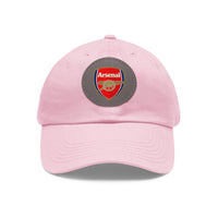 Thumbnail for Arsenal Dad Hat with Leather Patch (Round)