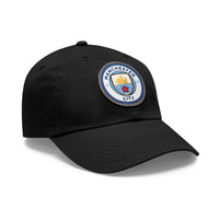 Thumbnail for Manchester City Dad Hat with Leather Patch (Round)