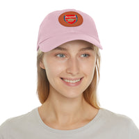 Thumbnail for Arsenal Dad Hat with Leather Patch (Round)