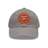 Thumbnail for Arsenal Dad Hat with Leather Patch (Round)