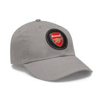 Thumbnail for Arsenal Dad Hat with Leather Patch (Round)