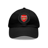 Thumbnail for Arsenal Dad Hat with Leather Patch (Round)