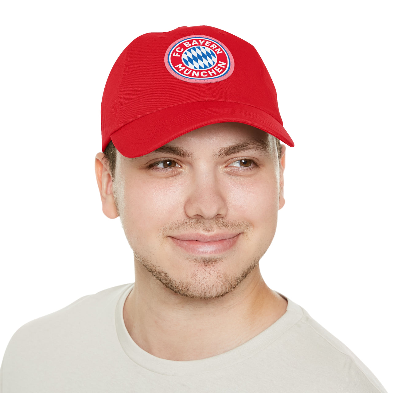 Bayern Munich Dad Hat with Leather Patch (Round)