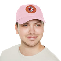 Thumbnail for AC Milan Dad Hat with Leather Patch (Round)