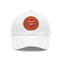 Thumbnail for Arsenal Dad Hat with Leather Patch (Round)