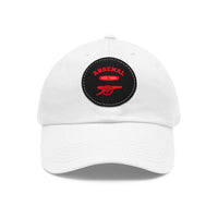 Thumbnail for Arsenal Gunners Dad Hat with Leather Patch (Round)