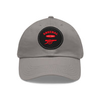 Thumbnail for Arsenal Gunners Dad Hat with Leather Patch (Round)