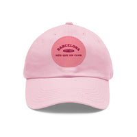 Thumbnail for Barcelona Slogan Dad Hat with Leather Patch (Round)