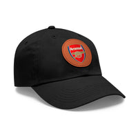 Thumbnail for Arsenal Dad Hat with Leather Patch (Round)