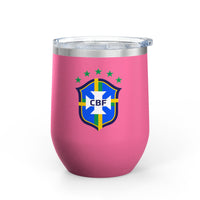 Thumbnail for Brazil Wine Tumbler - 12oz