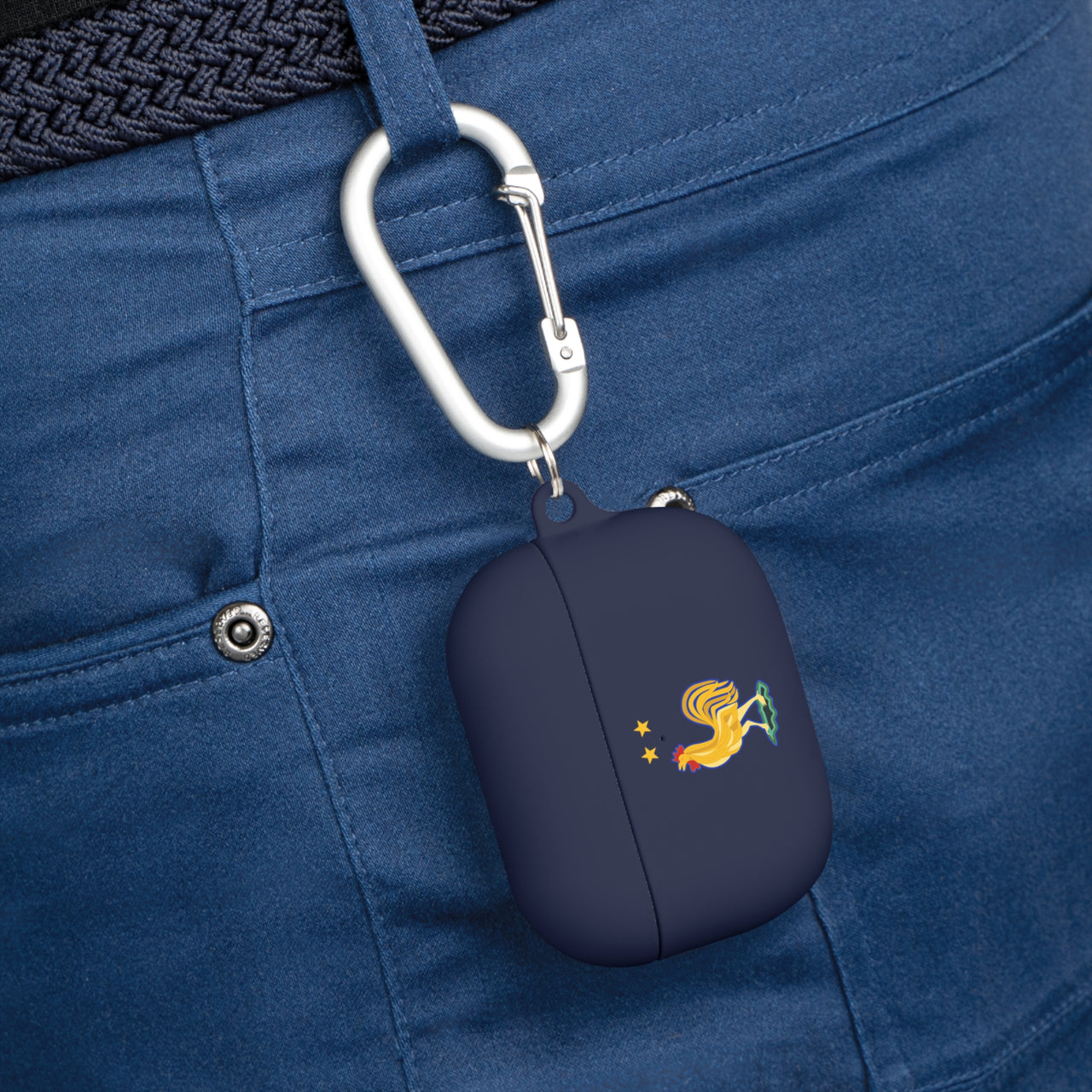 France National Team AirPods Case Cover with Carabiner - Stylish Protector for AirPods & AirPods Pro
