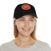 Thumbnail for Arsenal Dad Hat with Leather Patch (Round)