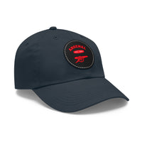 Thumbnail for Arsenal Gunners Dad Hat with Leather Patch (Round)