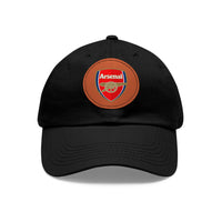 Thumbnail for Arsenal Dad Hat with Leather Patch (Round)