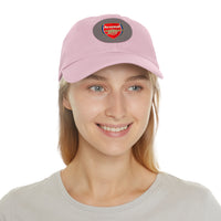 Thumbnail for Arsenal Dad Hat with Leather Patch (Round)