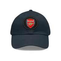 Thumbnail for Arsenal Dad Hat with Leather Patch (Round)