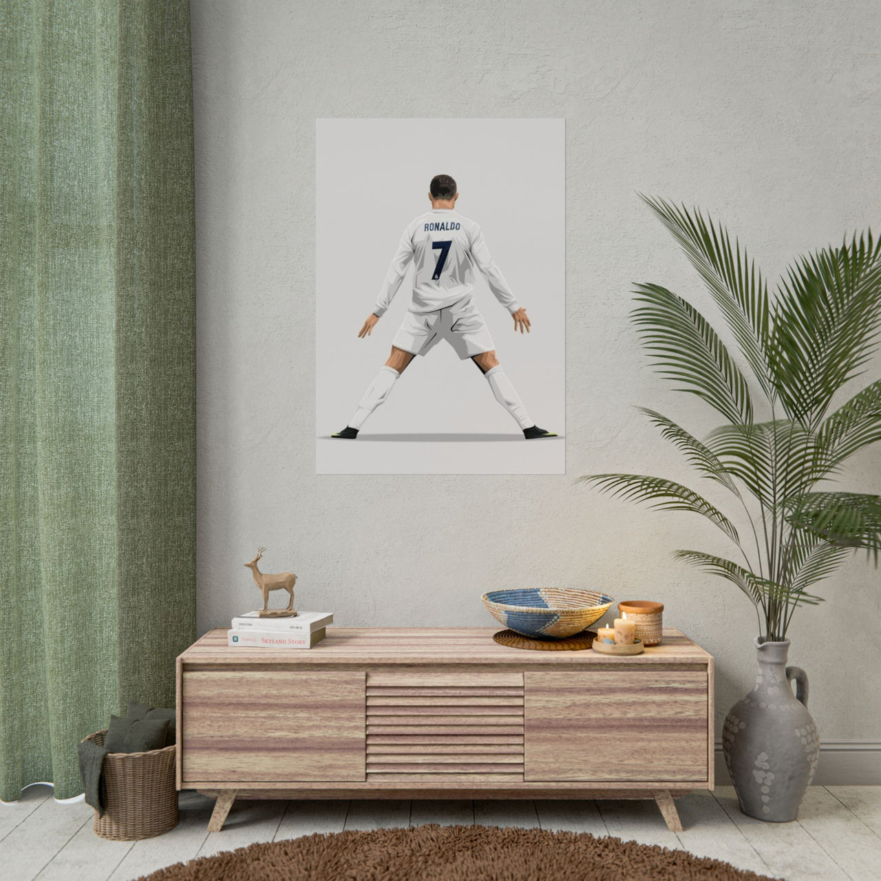 Cristiano Ronaldo Real Madrid Rolled Poster