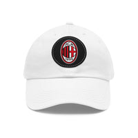 Thumbnail for AC Milan Dad Hat with Leather Patch (Round)