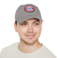 Thumbnail for Bayern Munich Dad Hat with Leather Patch (Round)