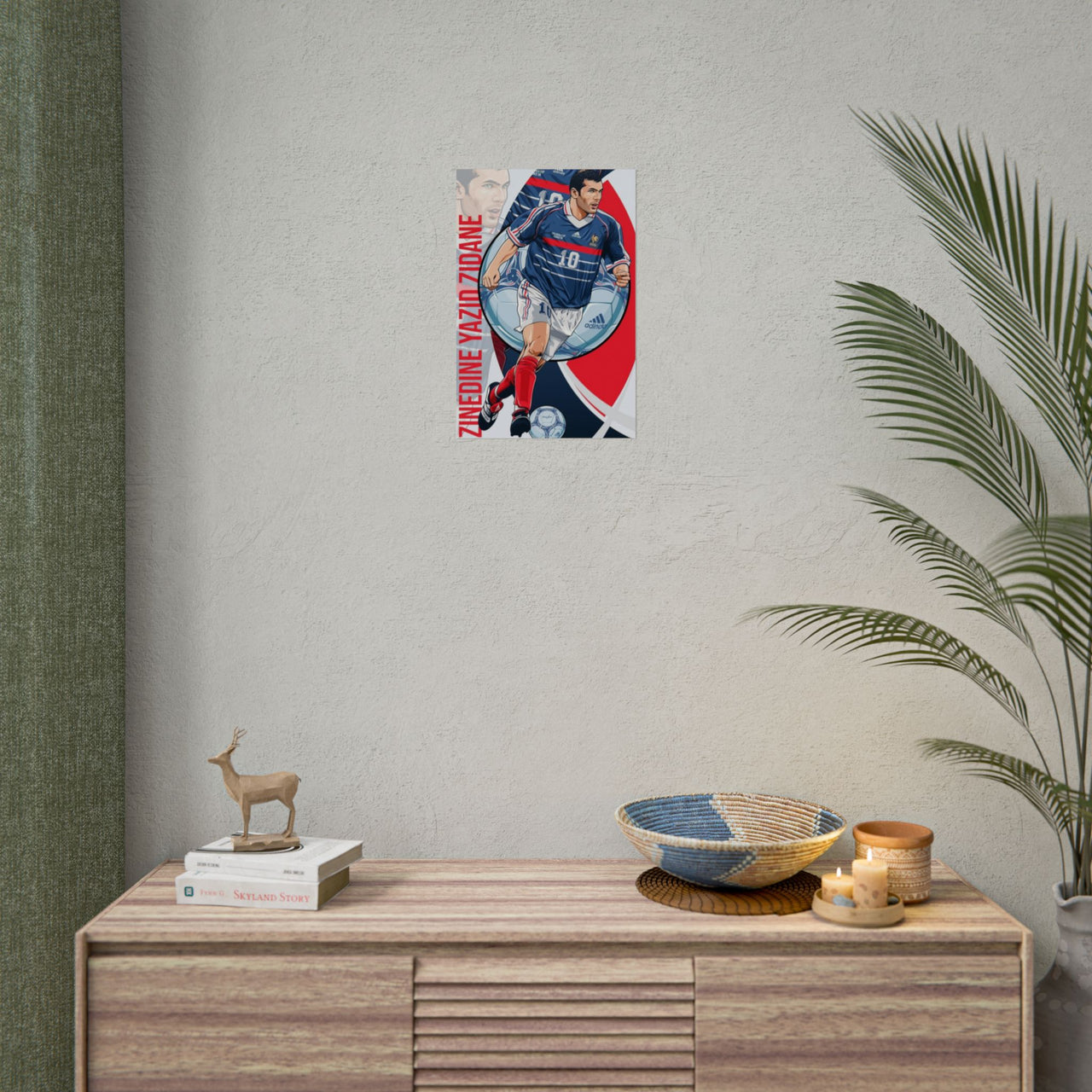 Zinedine Zidane France Rolled Posters