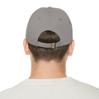 Thumbnail for Porto Dad Hat with Leather Patch (Round)