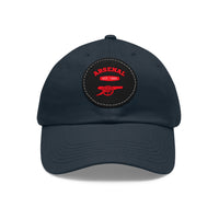 Thumbnail for Arsenal Gunners Dad Hat with Leather Patch (Round)
