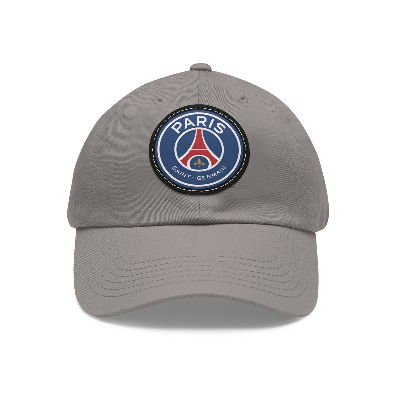 PSG Dad Hat with Leather Patch (Round)