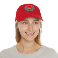 Thumbnail for Arsenal Dad Hat with Leather Patch (Round)