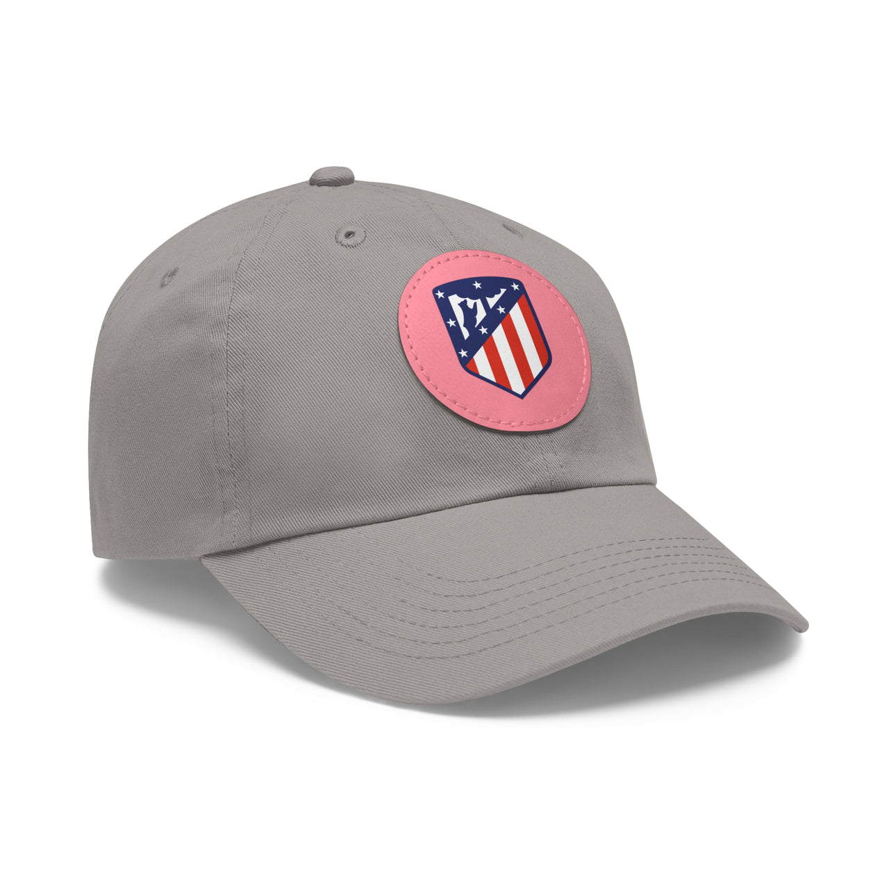 Atletico Madrid Dad Hat with Leather Patch (Round)