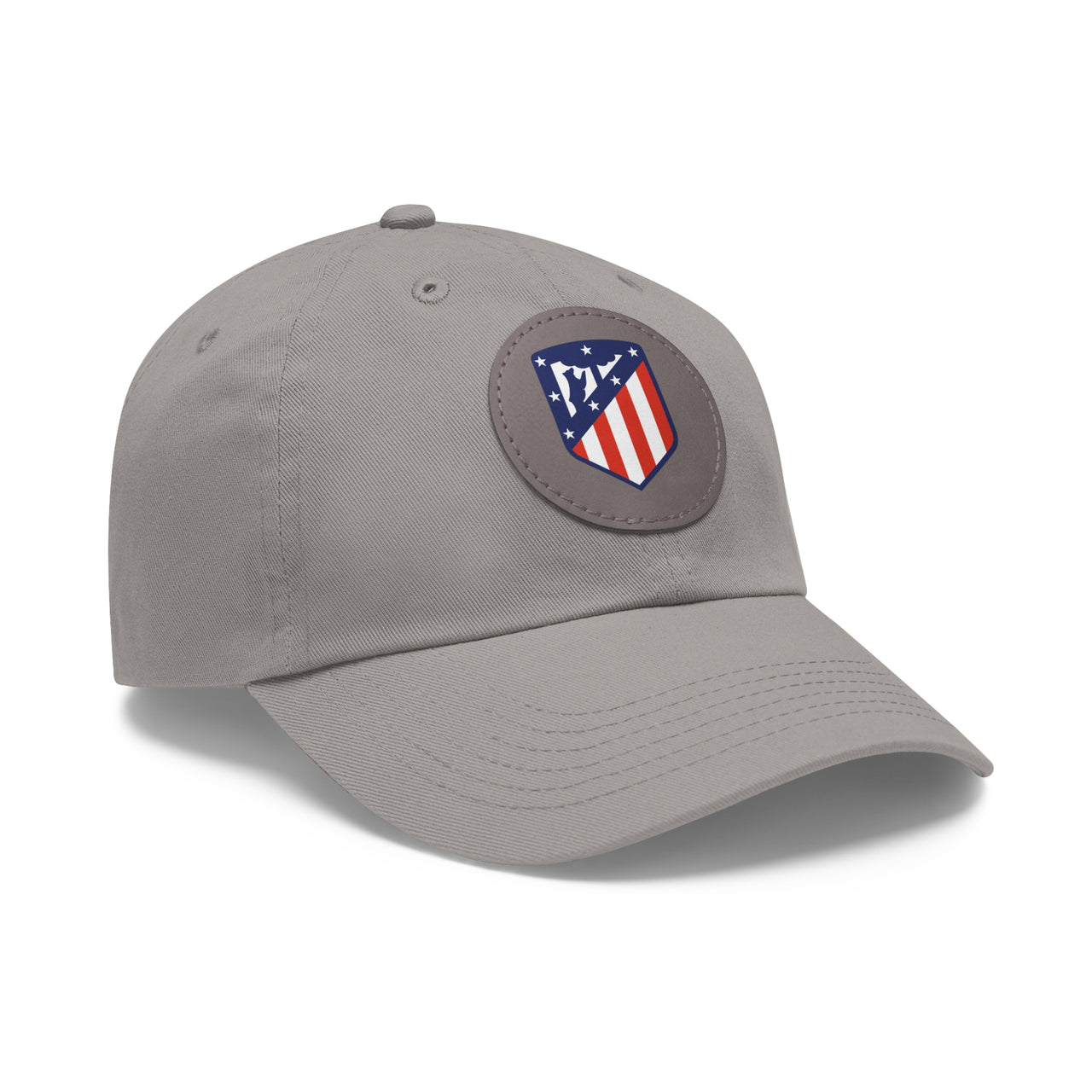 Atletico Madrid Dad Hat with Leather Patch (Round)