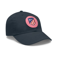 Thumbnail for Atletico Madrid Dad Hat with Leather Patch (Round)