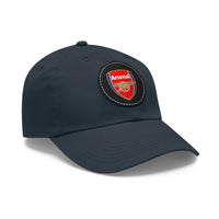Thumbnail for Arsenal Dad Hat with Leather Patch (Round)