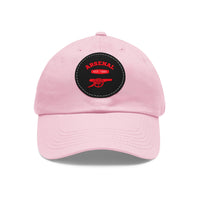 Thumbnail for Arsenal Gunners Dad Hat with Leather Patch (Round)