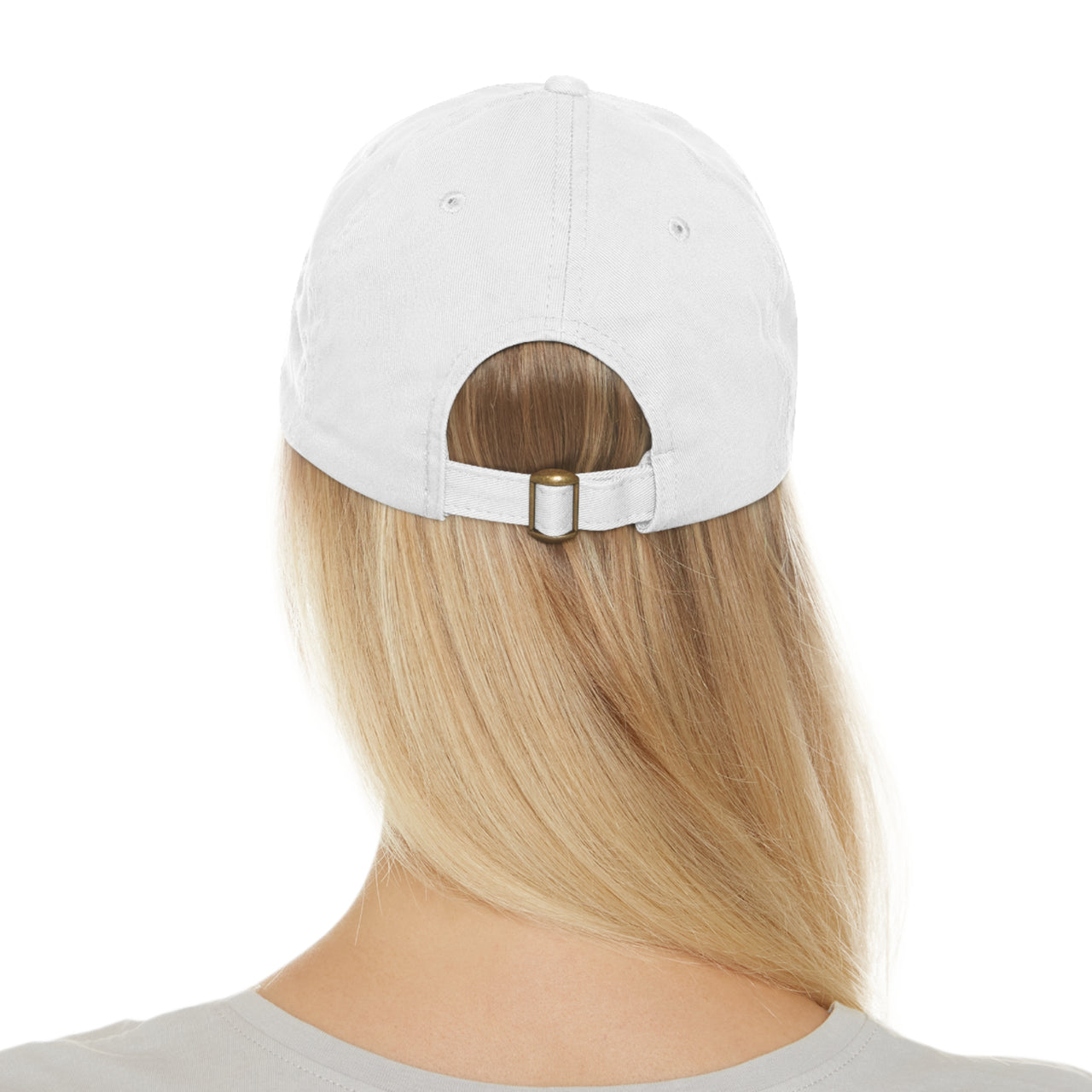 Porto Dad Hat with Leather Patch (Round)