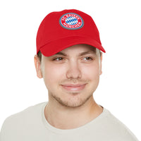 Thumbnail for Bayern Munich Dad Hat with Leather Patch (Round)