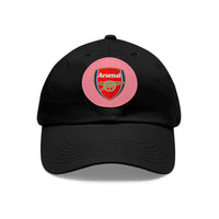 Thumbnail for Arsenal Dad Hat with Leather Patch (Round)
