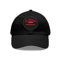 Thumbnail for AC Milan Rossoneri Dad Hat with Leather Patch (Round)