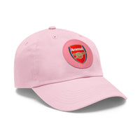Thumbnail for Arsenal Dad Hat with Leather Patch (Round)