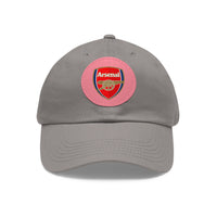 Thumbnail for Arsenal Dad Hat with Leather Patch (Round)