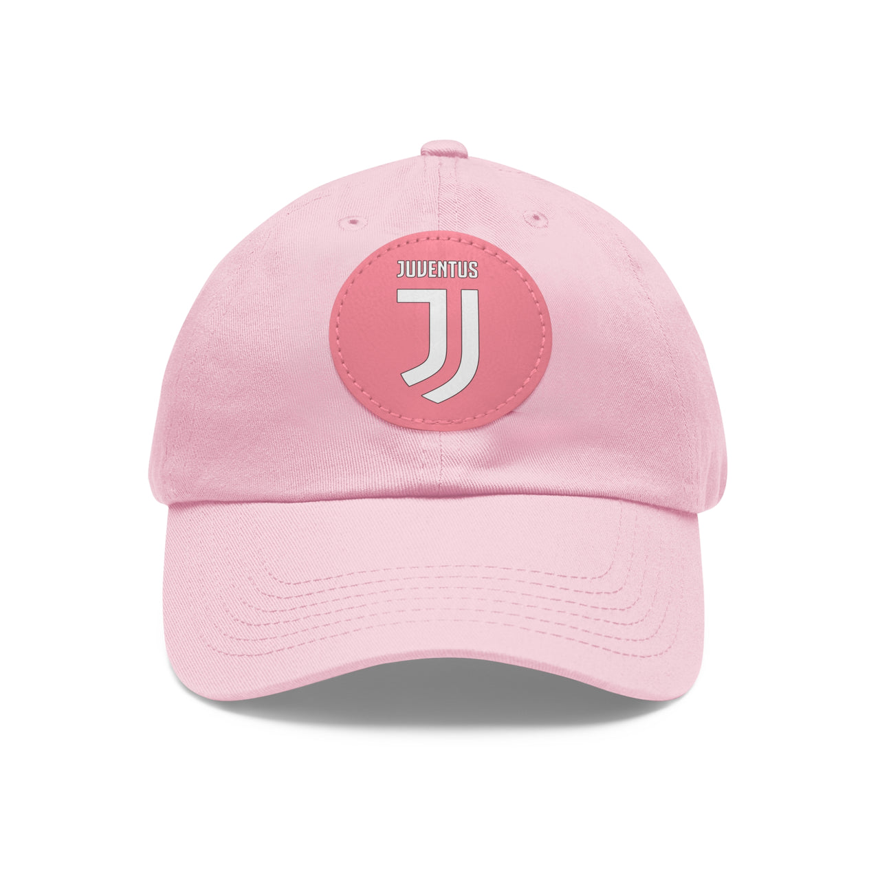 Juventus Dad Hat with Leather Patch (Round)