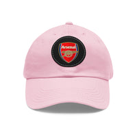 Thumbnail for Arsenal Dad Hat with Leather Patch (Round)