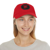 Thumbnail for Arsenal Gunners Dad Hat with Leather Patch (Round)