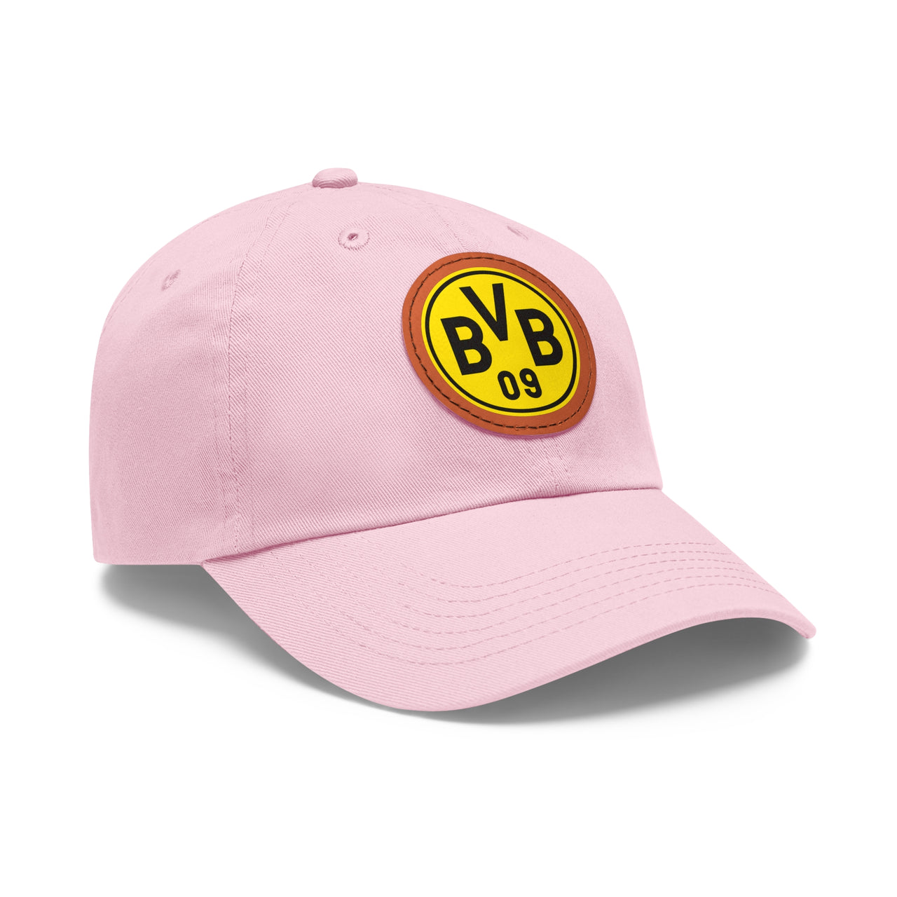 Borussia Dortmund Dad Hat with Leather Patch (Round)