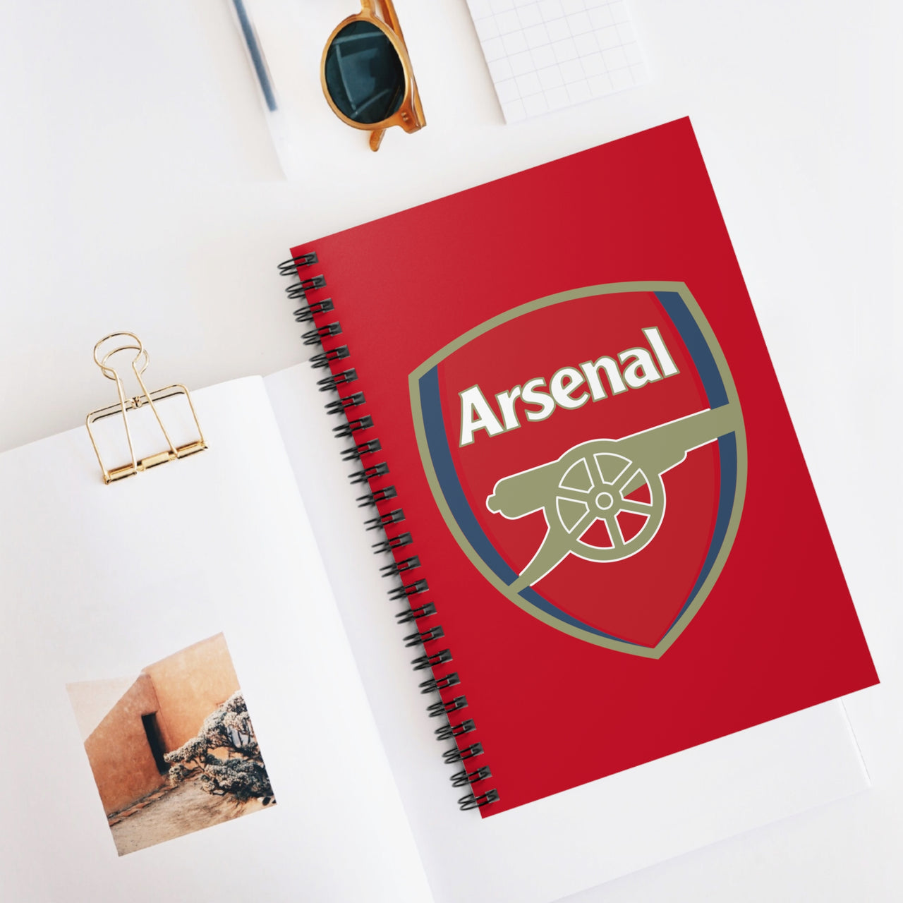Arsenal Spiral Notebook - Ruled Line