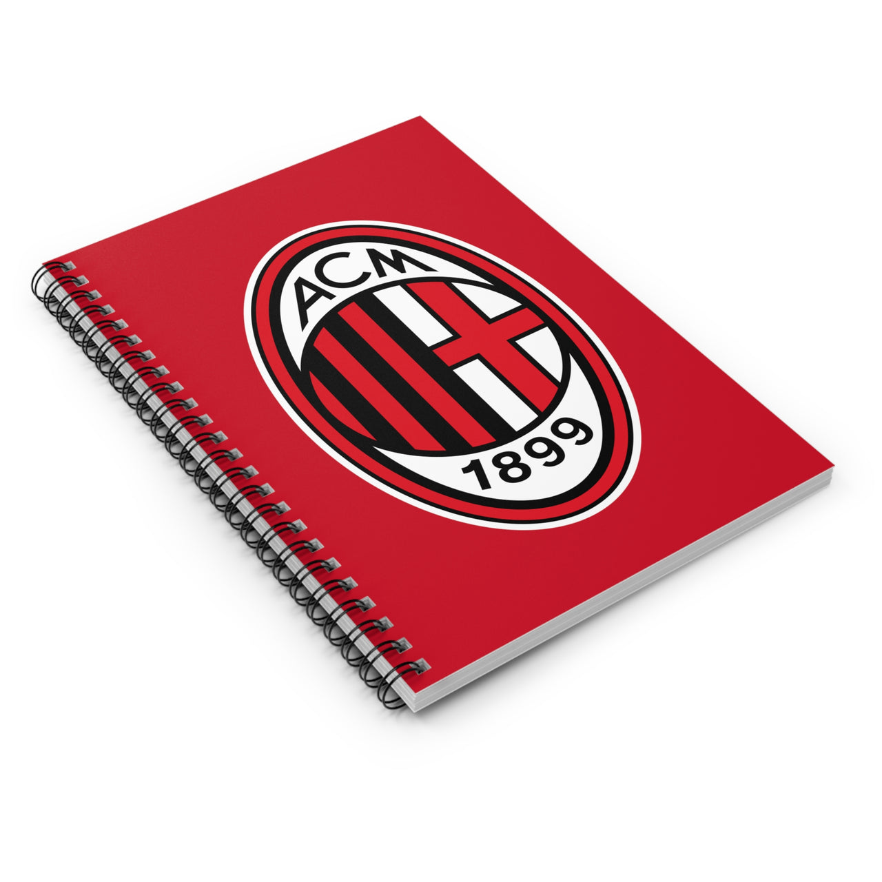 AC Milan Spiral Notebook - Ruled Line