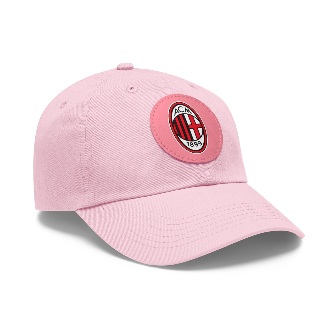 AC Milan Dad Hat with Leather Patch (Round)