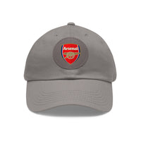 Thumbnail for Arsenal Dad Hat with Leather Patch (Round)
