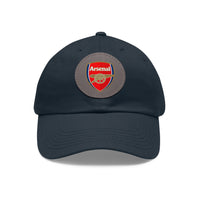 Thumbnail for Arsenal Dad Hat with Leather Patch (Round)